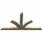 Ekena Millwork Richland Rough Sawn Timber Gable Bracket, Douglas Fir, 96"W x 52"H x 4"D x 6"F, 13/12 Pitch GBW096X52X0406RIC00RDF - alternate 2
